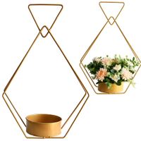 Kwietnik metalowy diament stojak na kwiaty do domu dekoracja wesele stroik