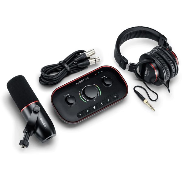 Interfejs audio profesjonalny Focusrite Vocaster Two Studio Słuchawki Mikrofon zdjęcie 1