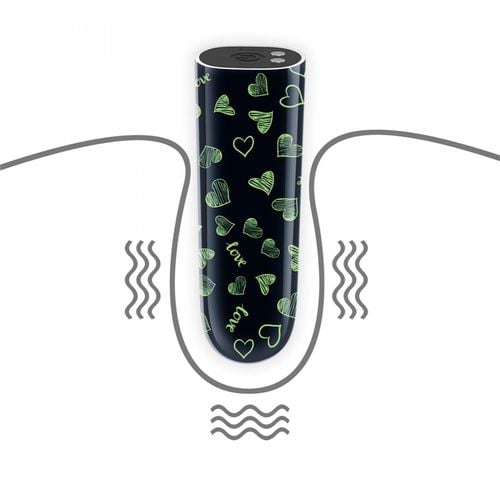 rechargeable glow in the dark heart massager na Arena.pl