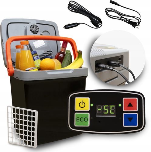 LODÓWKA TURYSTYCZNA SAMOCHODOWA 12V 230V USB FUNKCJA GRZANIA na Arena.pl