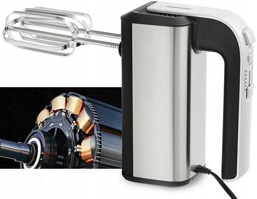 MIKSER RĘCZNY ROBOT KUCHENNY TODOMI TURBO PODKŁADKA TRZEPACZKI HAKI 5 BIEGI na Arena.pl