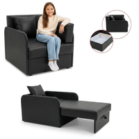 Łóżko dziecięce sofa kanapa rozkładana pojczarny skaj Denis 3B Family Meble