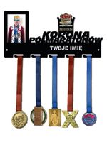 Wieszak na medale KORONA PÓŁMARATONÓW ramka na zdjęcie imię tekst 338.1