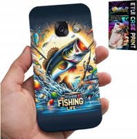 ETUI DO SAMSUNG A5 2017 - WZORY DLA WĘDKARZA, RYBY, DORSZ, ŁOSOŚ