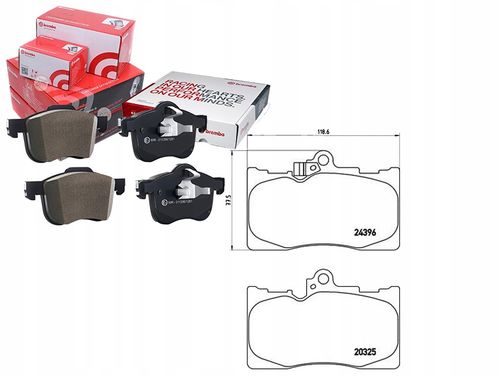 KLOCKI HAM LEXUS GS300 BREMBO na Arena.pl