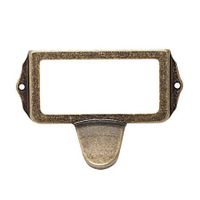 Ramka do opisów Piu' 45124.07300.09 Bosetti Marella Kolor pokrycia - Stary mosiądz