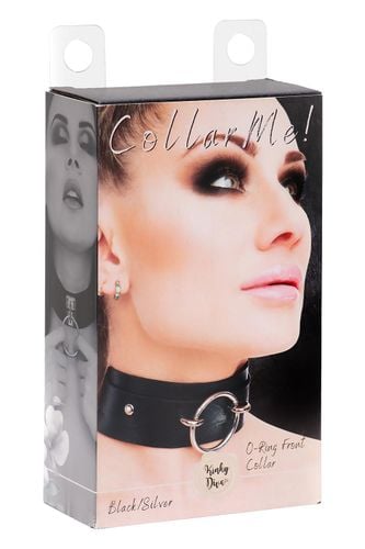obróżka o-ring front collar black/silver kinky diva na Arena.pl