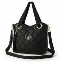 LAURA BIAGGI Klasyczna Torebka Damska Shopper Na Ramię Skórzana Pikowana