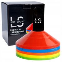 PACHOŁKI TRENINGOWE PIŁKARSKIE TALERZYKI ELASTYCZNE ZESTAW 50 SZTUK