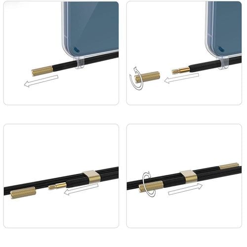 tech-protect flexair chain magsafe iphone 15 pro black & beige na Arena.pl