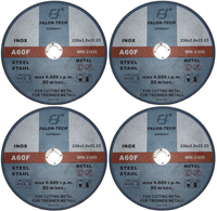 15x TARCZA DO CIĘCIA METALU 230 mm 2,0 mm 22,23mm