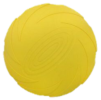 Zabawka dla psa gumowe frisbee o zapachu wanilii żółty 18cm UNIQ PETS