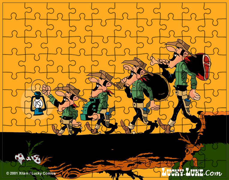 Puzzle Lucky Luke zdjęcie 1