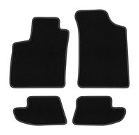 Dywaniki welurowe BASIC czarne Bentley Continental GT V8 2013-2022