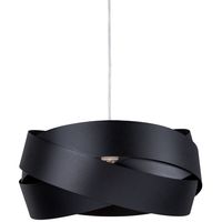 Metalowa lampa wisząca Tornado 1114 Zumaline nad stół czarna