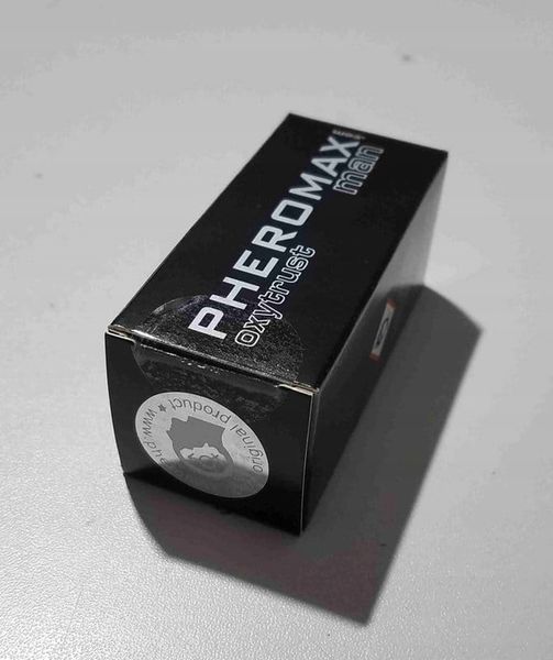 BEZZAPACHOWE MĘSKIE FEROMONY PHEROMAX OXYTRUST PRÓBKA 1ML zdjęcie 3