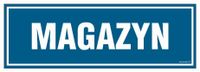 Magazyn - Tabliczka 30 X 10 Cm Płyta + Przylepce
