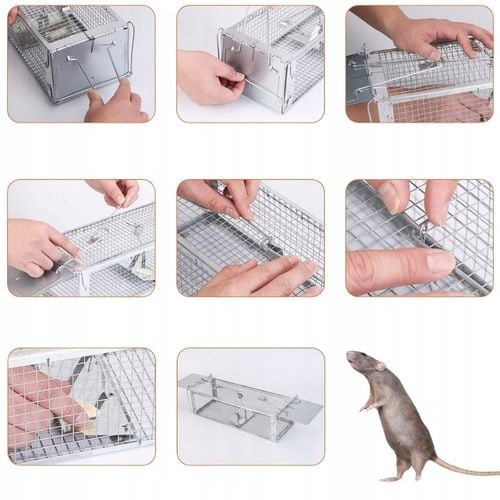 PUŁAPKA ŻYWOŁAPKA NA SZCZURY MYSZY GRYZONIE KUNY ŁAPKA DO ŁAPANIA na Arena.pl