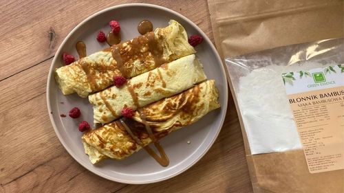 MĄKA BAMBUSOWA BŁONNIK BAMBUSOWY keto 500g naturalny low do wypieków bf 100 na Arena.pl