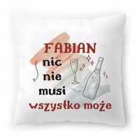 Poduszka Dla Fabiana Na Urodziny Imieniny Prezent Z Nadrukiem Ze Zdjęciem