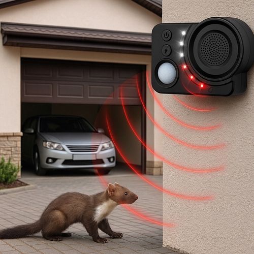 ODSTRASZACZ GRYZONI KUNY MYSZY MOCNY CZUJNIK RUCHU RIWALL RSK-01 na Arena.pl