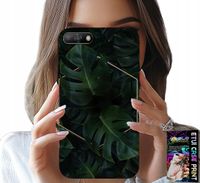 ETUI DO HUAWEI Y6 2018 - ELEGANCKIE LIŚCIE MODNE WZORY NA CASE