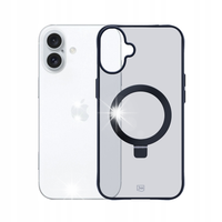 ETUI DO IPHONE 16 PLUS 3MK SMOKE MAGSAFE Z PODSTAWKĄ