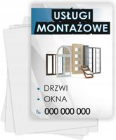 Ulotki A6 reklamowe firmowe 5000szt wiele różnych wzorów usługi montażowe