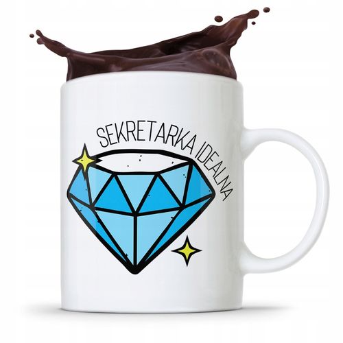Kubek Prezent Dla Sekretarki Sekretarka Idealna Z Nadrukiem Ze Zdjęciem na Arena.pl