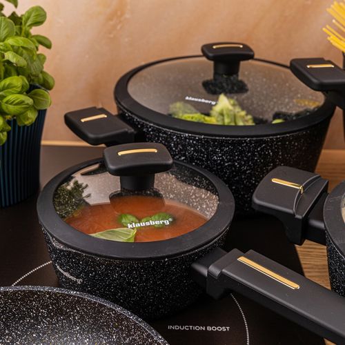 zestaw 12 elem. garnków marmurkowych klausberg kb-7966 na Arena.pl