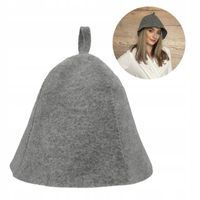 Czapka Do Sauny Filcowa Kapelusz Ochronna Porjun Campana Szara
