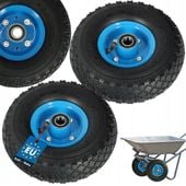 ZESTAW 2 SZT KOŁA KÓŁKA DO TACZEK TACZKI WÓZKA WYTRZYMAŁE OPONA FELGA