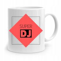 Dla Dja Muzyka Kubek Super Dj Prezent Z Nadrukiem Ze Zdjęciem