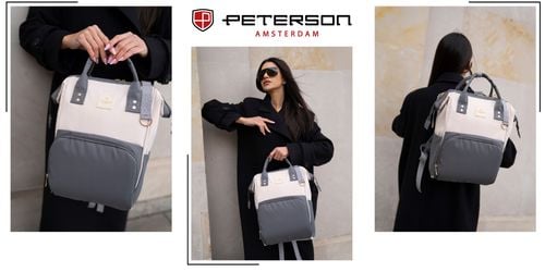 plecak materiałowy ptn jmb-01-6765 cream gray na Arena.pl
