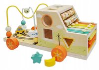 Sorter Auto Drewniane liczydło Klocki Samochód Zabawka Edukacyjna dla Dziec