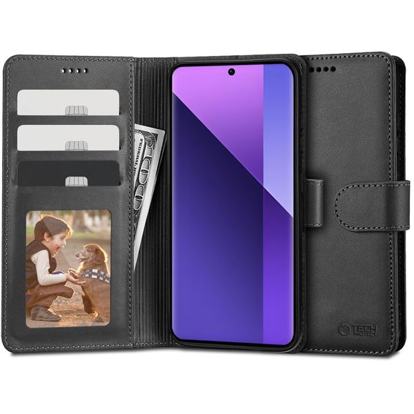 TECH-PROTECT WALLET XIAOMI REDMI NOTE 13 PRO+ PLUS 5G BLACK zdjęcie 1