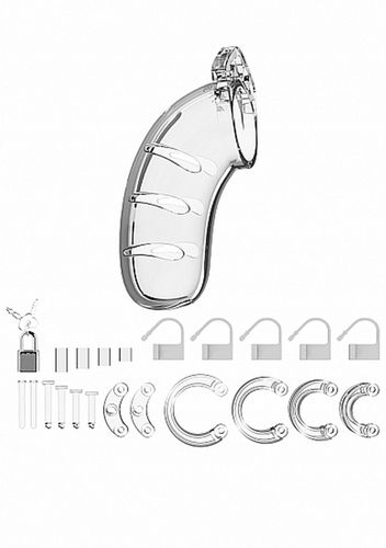 model 03 - chastity - 4.5"" - cock cage - transparent na Arena.pl