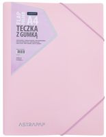 teczka z gumką a4 pastel line astra fioletowa
