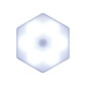 Zestaw 6 lampek ściennych Hexagonal