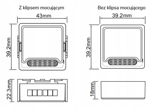 Moduł OXT mini 4 obwód WiFi Tuya na Arena.pl