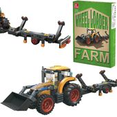 ND01_260952 Klocki traktor ładowarka 250el A-176