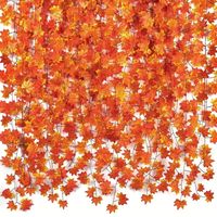 Sztuczna girlanda z liści klonu – 2 szt. (4.5 M) / About 230 cm