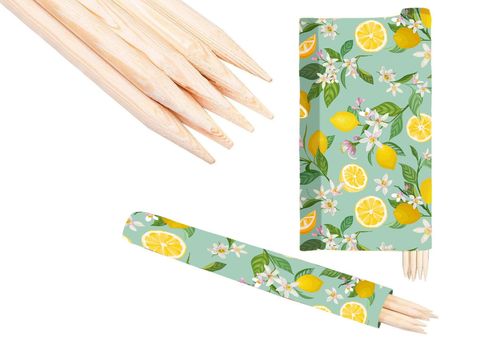 PARAWAN PLAŻOWY Cytryny i kwiaty z indywidualnym  napisem 4 PANELE 14.4 na Arena.pl