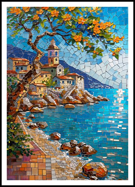 Plakat 70x100cm Mozaikowa Układanka zdjęcie 3