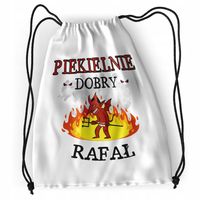 Plecak Dla Rafała Sportowy Szkolny Worek Torba Z Nadrukiem Ze Zdjęciem