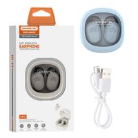 Somostel Słuchawki bluetooth douszne TWS BT 5.0 Niebieski Stero  SMS-I660