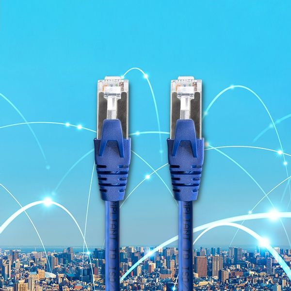 Qoltec Kabel Patchcord FTP CAT6 2xRJ-45 5m High speed Gold Ekranowany zdjęcie 7