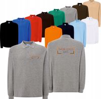 POLÓWKA na długi rękaw Z DOWOLNYM HAFTEM firmowa reklamowa LOGO tekst 5 szt