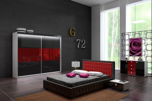 Szafa Przesuwna PARIS 200 Połysk Kolory na Arena.pl