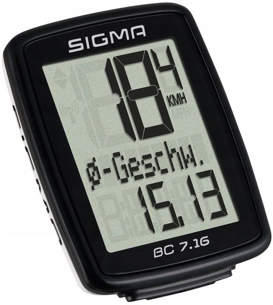 LICZNIK ROWEROWY PRZEWODOWY SIGMA BC 7.16 zdjęcie 2